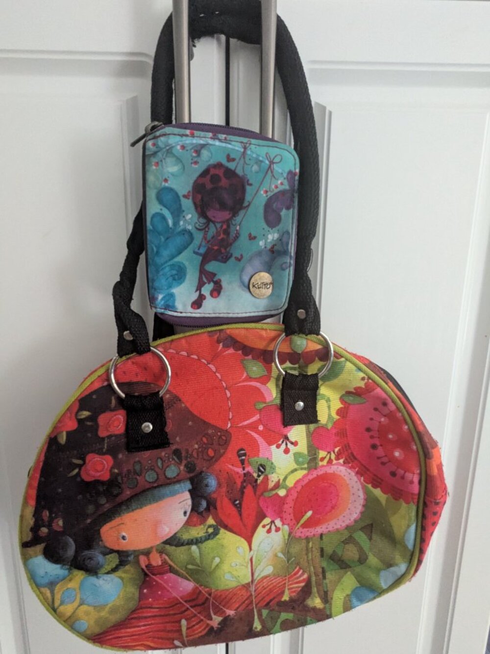 Ketto round bag with Ketto Jolie Picotie Wallet